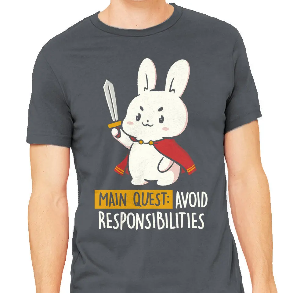 Avoid Responsibilities Heavyweight T-Shirt for Men - Image 9