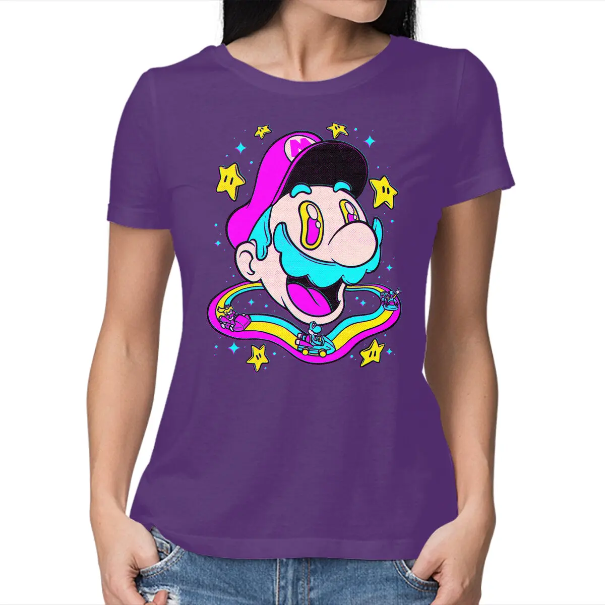 Women's Psychedelic Mushroom Graphic Tee - Image 13