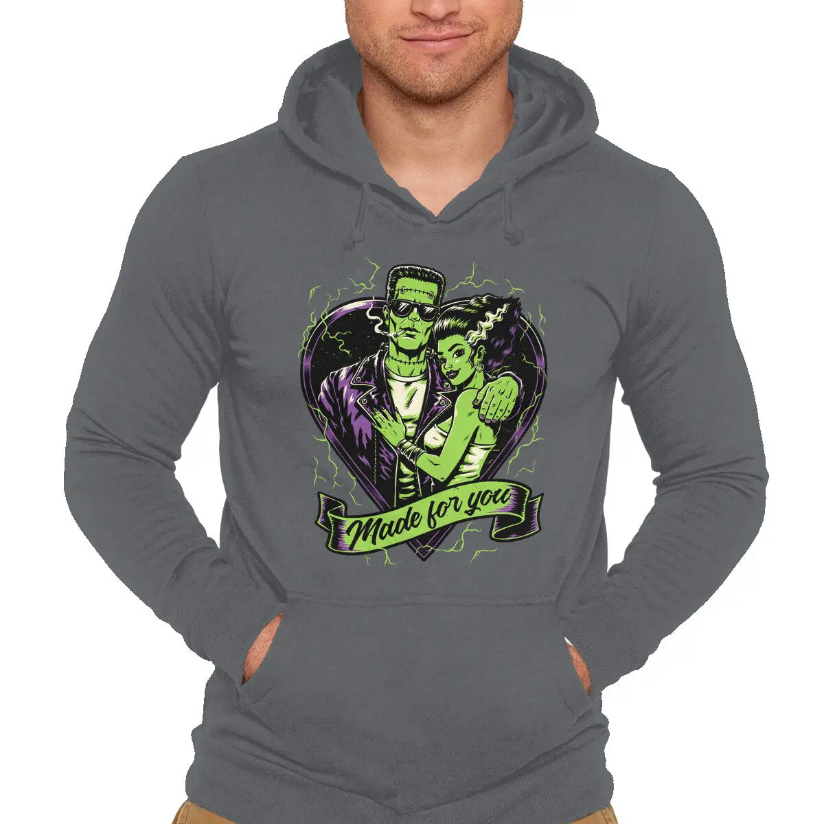 Frankenstein Monster Love Sweatshirt - Image 7