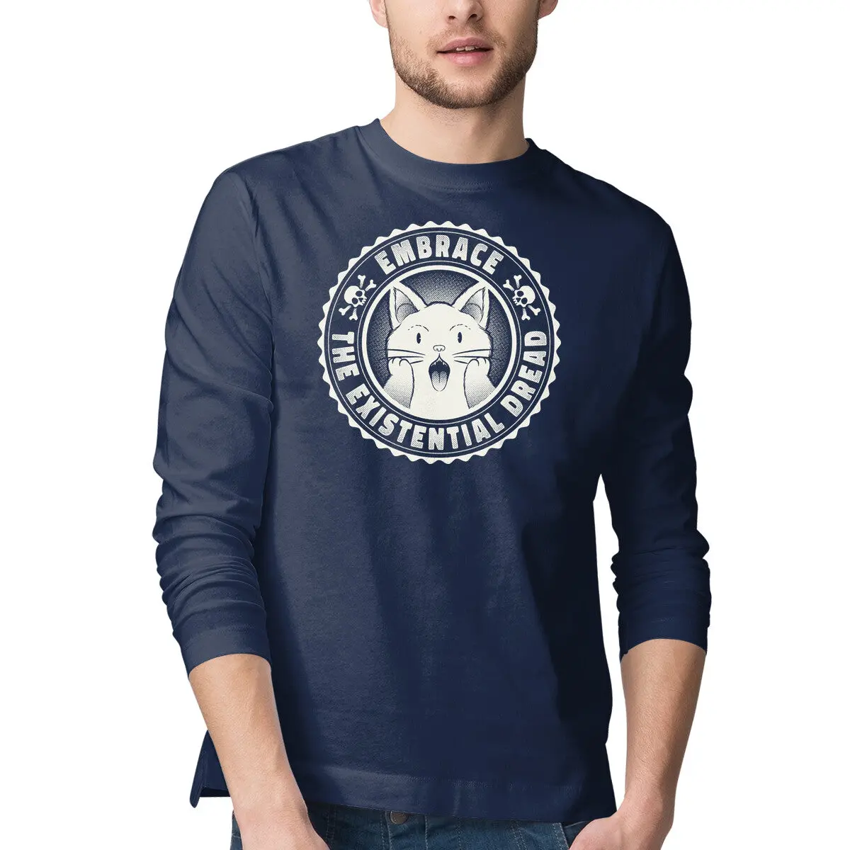 Smiling Through the Void Graphic Tee - Image 4
