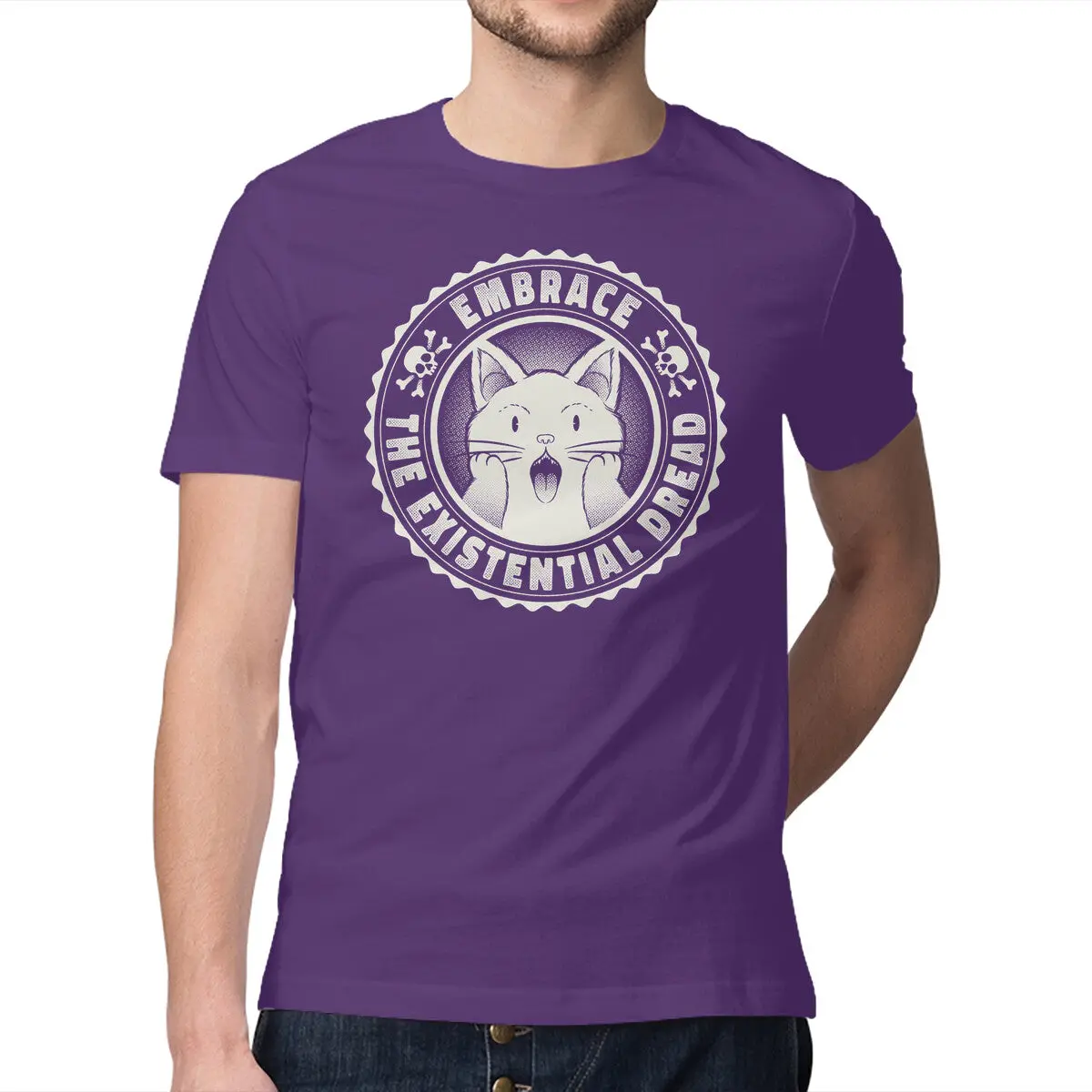 Smiling Through the Void T-Shirt for Men - Image 9