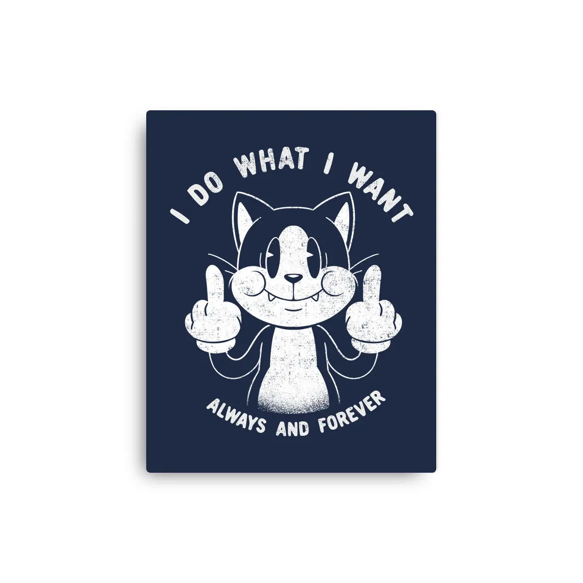 I Do What I Want Funny Cat 4