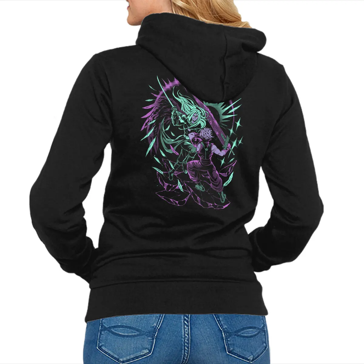 Seven Seconds Till the End Graphic Zip-Up Sweatshirt - Image 4