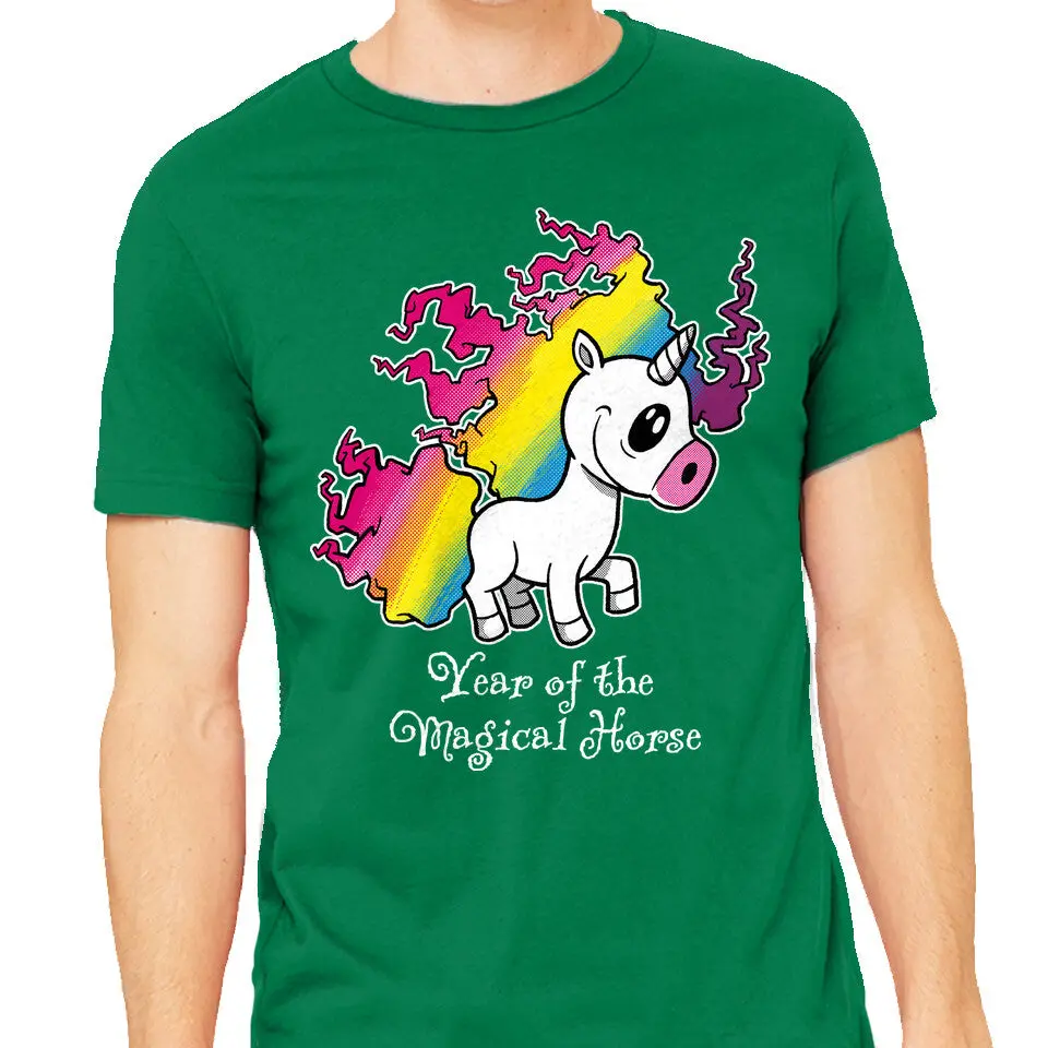 Magical Horse Zodiac T-Shirt for Men - Image 13