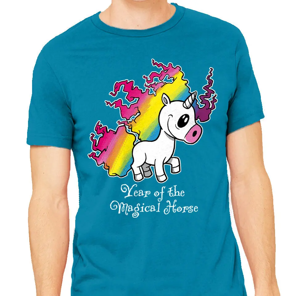 Magical Horse Zodiac T-Shirt for Men - Image 9