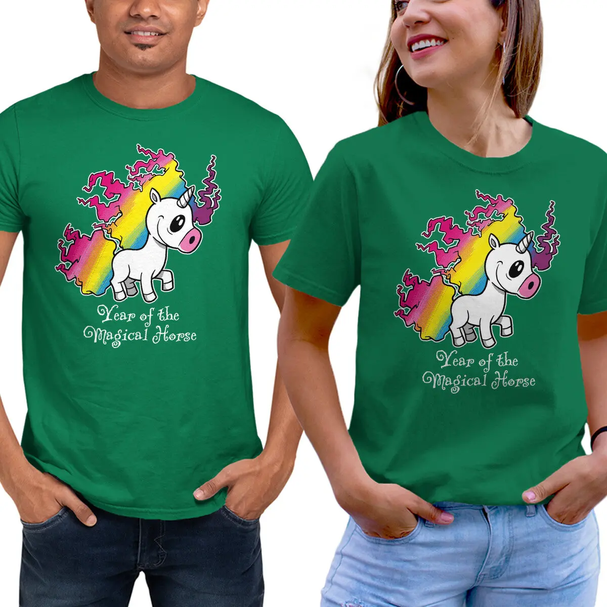 Magical Horse Year Unisex T-Shirt - Image 13
