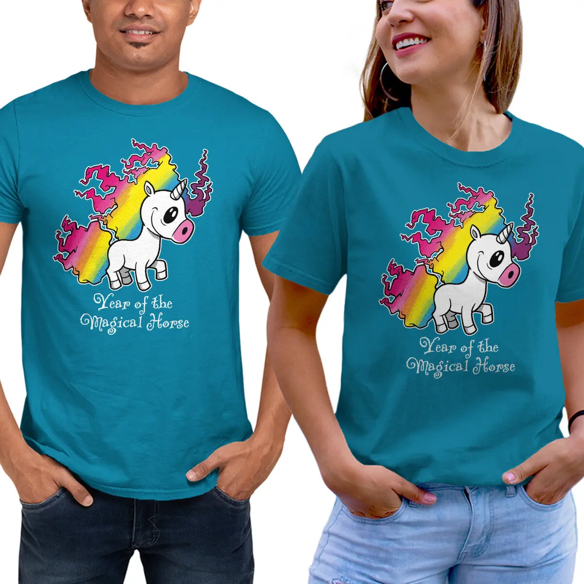 Magical Horse Year Unisex T-Shirt - Image 9