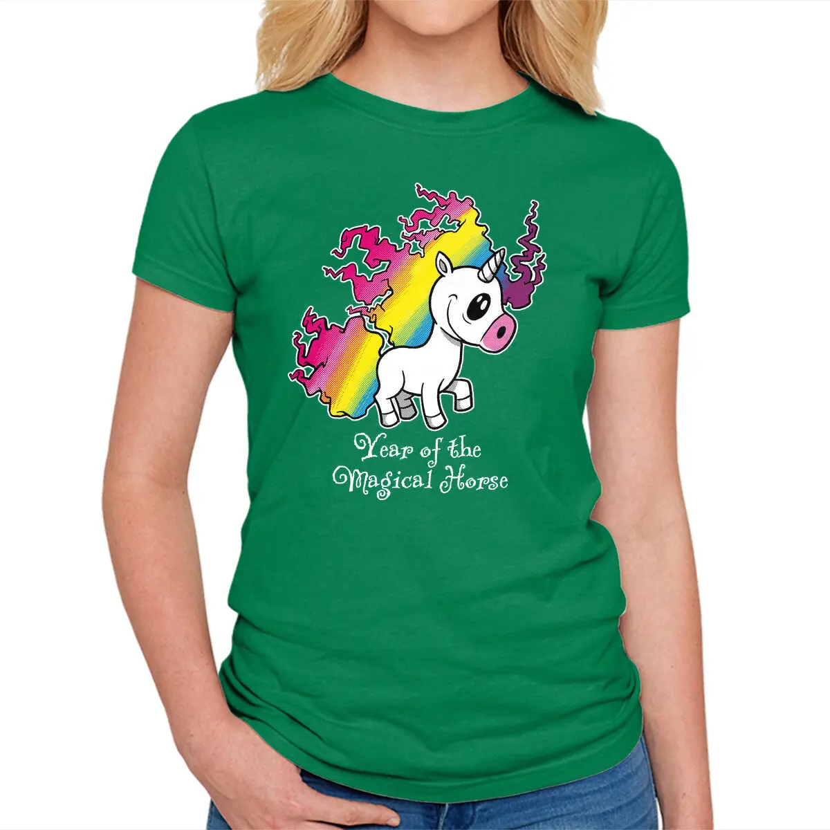 Magical Horse Year Women's Fitted T-Shirt - Image 17