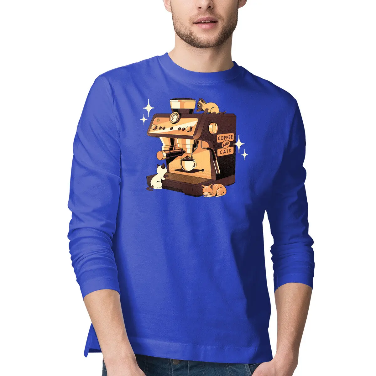 Espresso Lover Coffee and Cats T-Shirt - Image 4