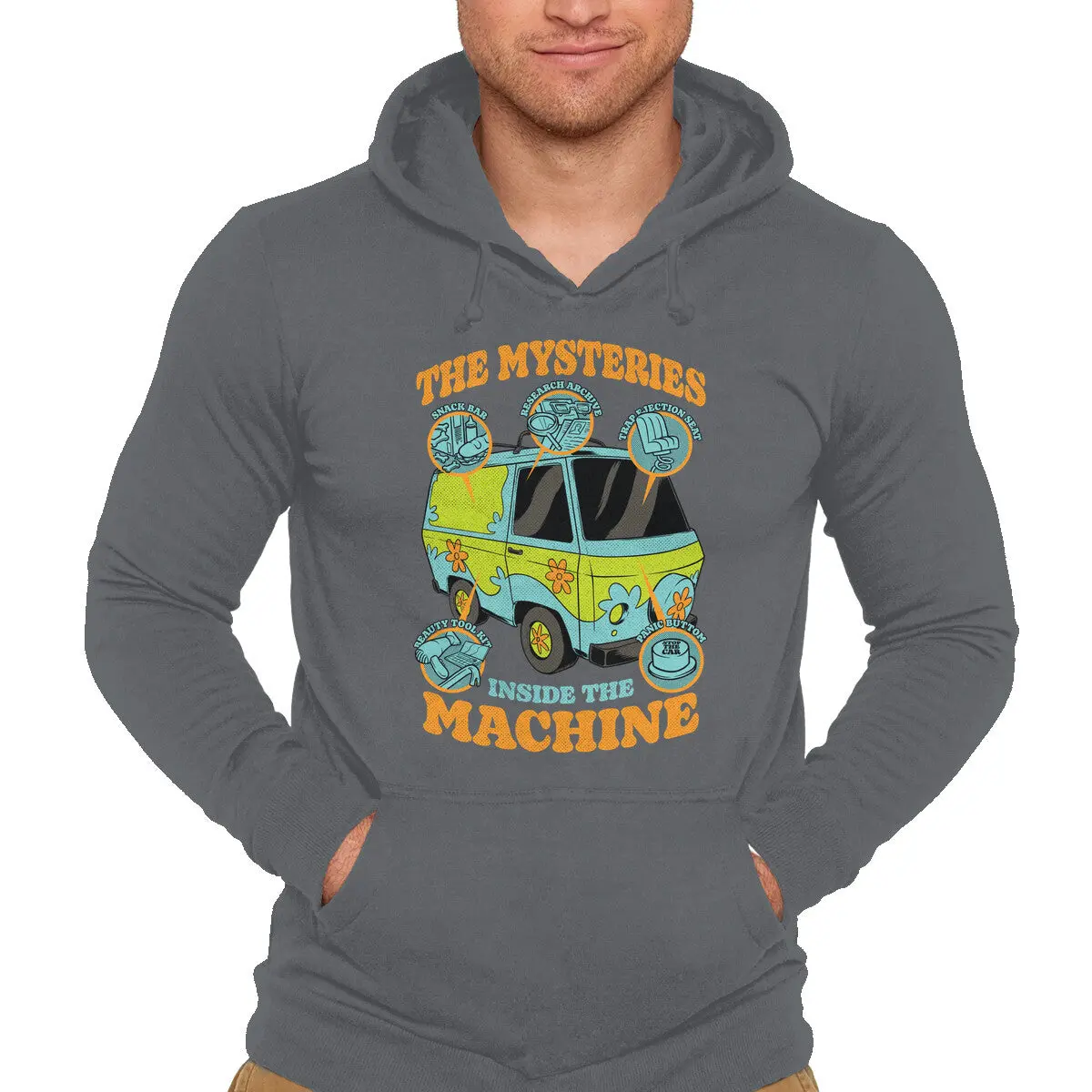 Mystery Van Gadgets Unisex Pullover Sweatshirt - Image 7