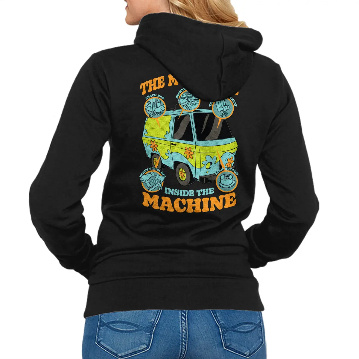 Mystery Van Themed Zip-Up Sweatshirt - Image 4
