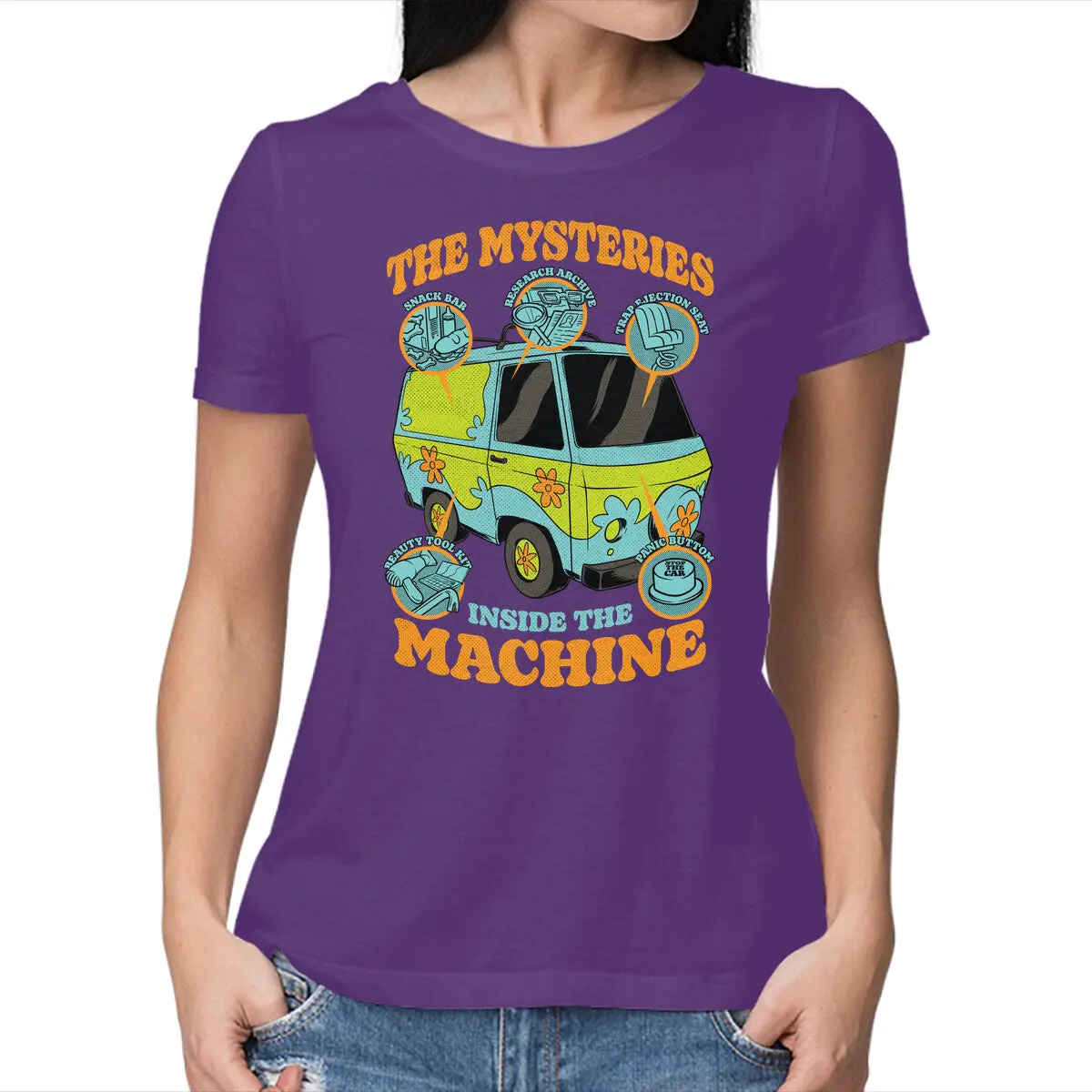 Mystery Van Gadgets Women's Basic T-Shirt - Image 17