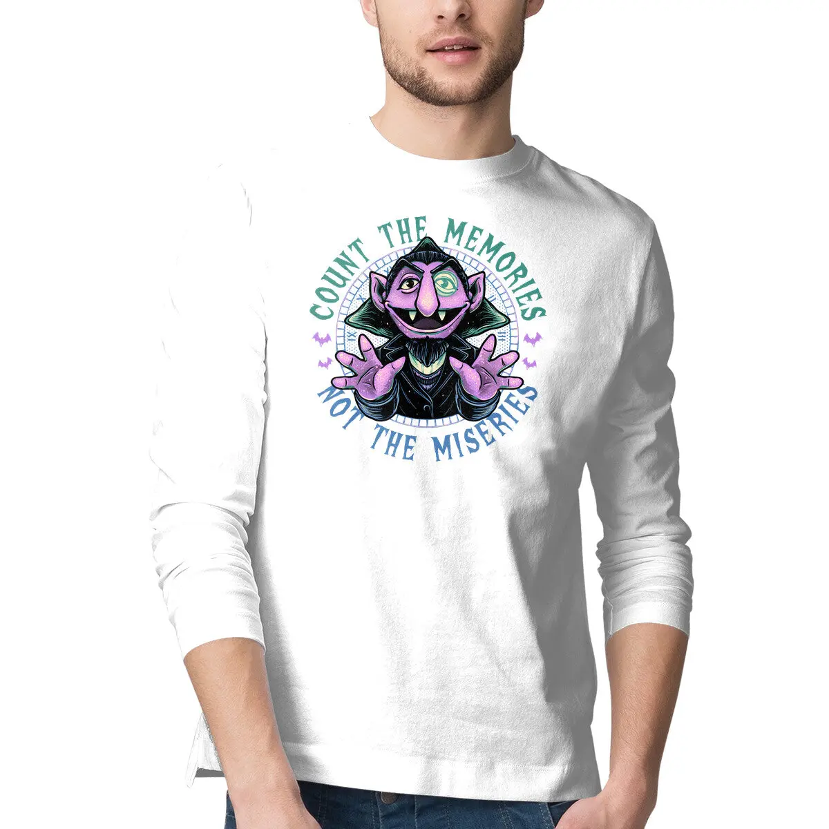 Count the Memories Long-Sleeve T-Shirt for Men - Image 7