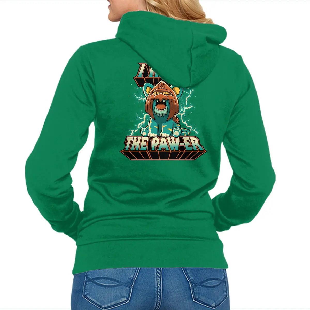 I Have the Pawer Unisex Zip-Up Sweatshirt - Image 10