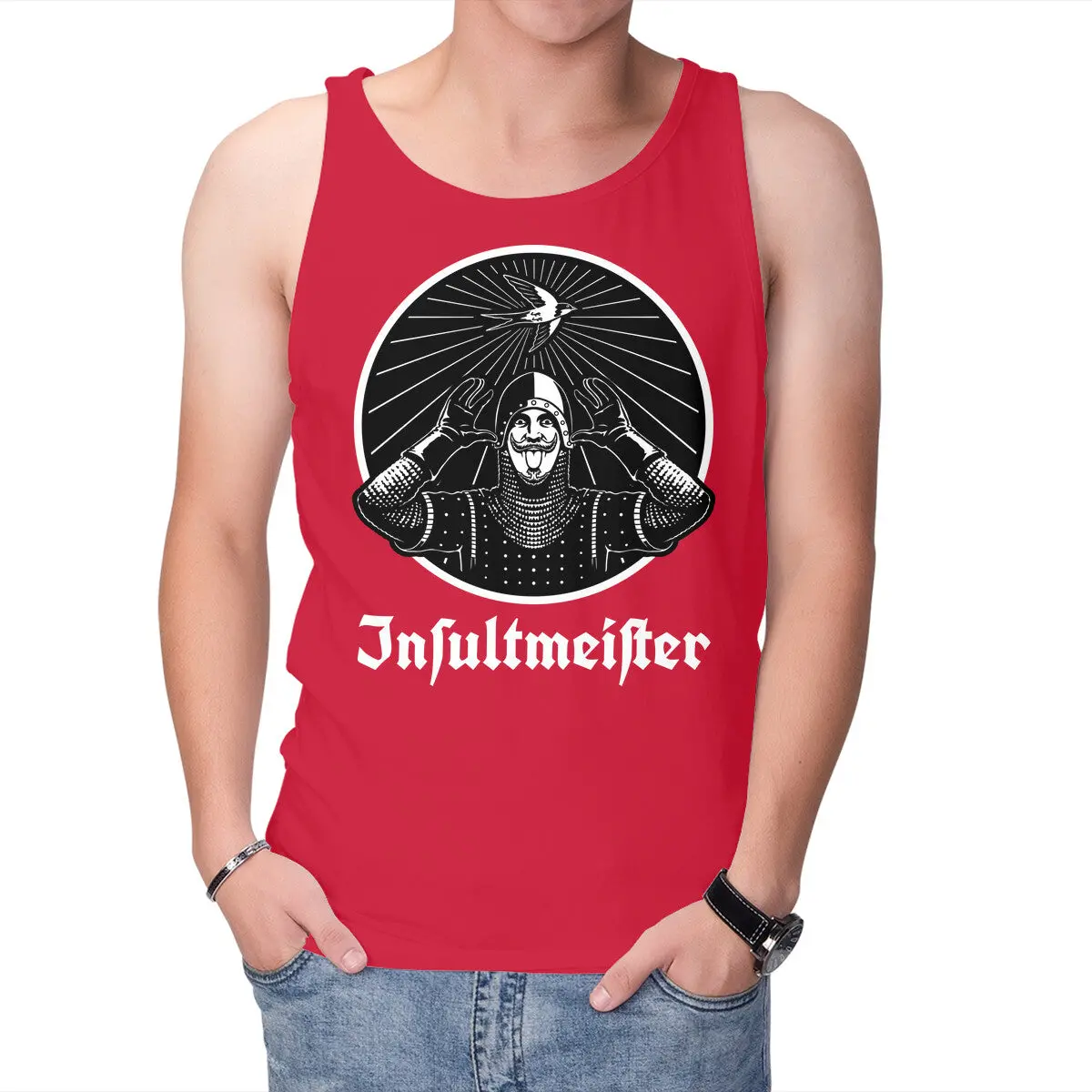 Insult Knight Film-Inspired Drink Tank Top - Image 10