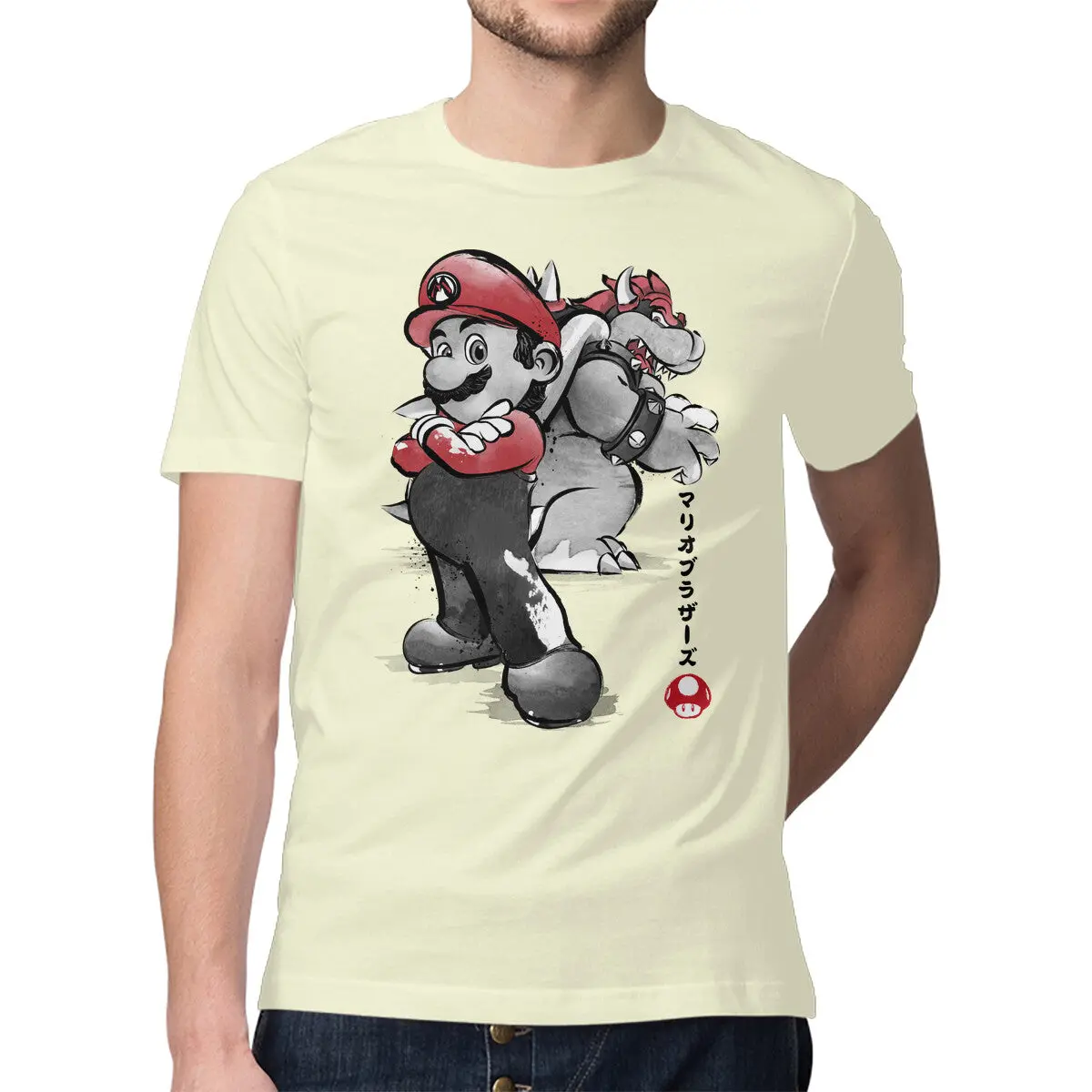 Plumber vs. King Koopa Gaming T-Shirt - Image 9
