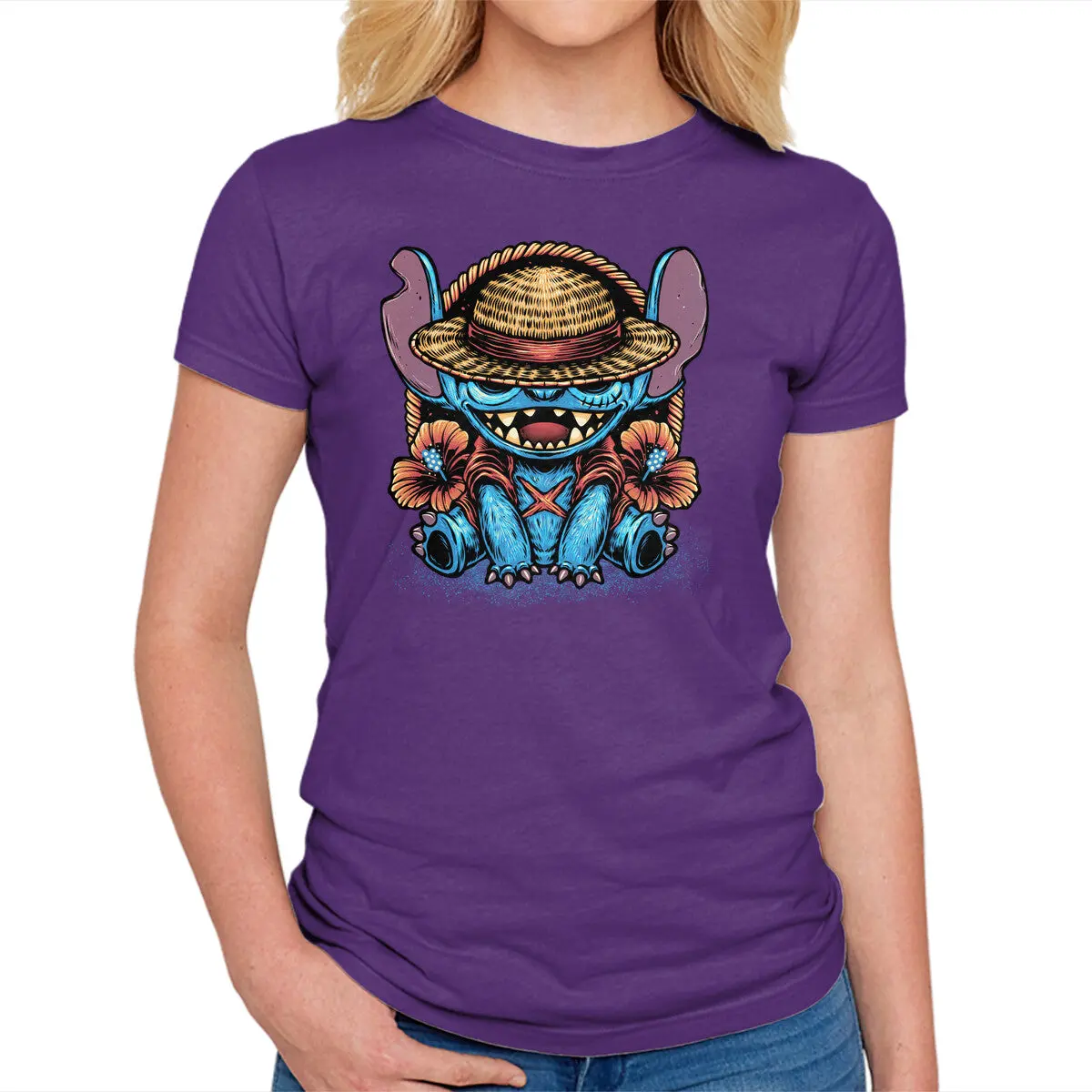 Pirate-Inspired Fitted T-Shirt for Women - Image 17