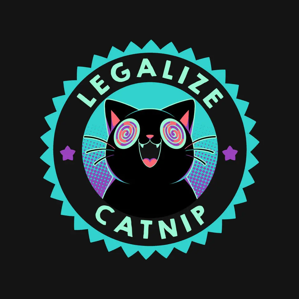 Legalize Catnip Psychedelic Kitten 3
