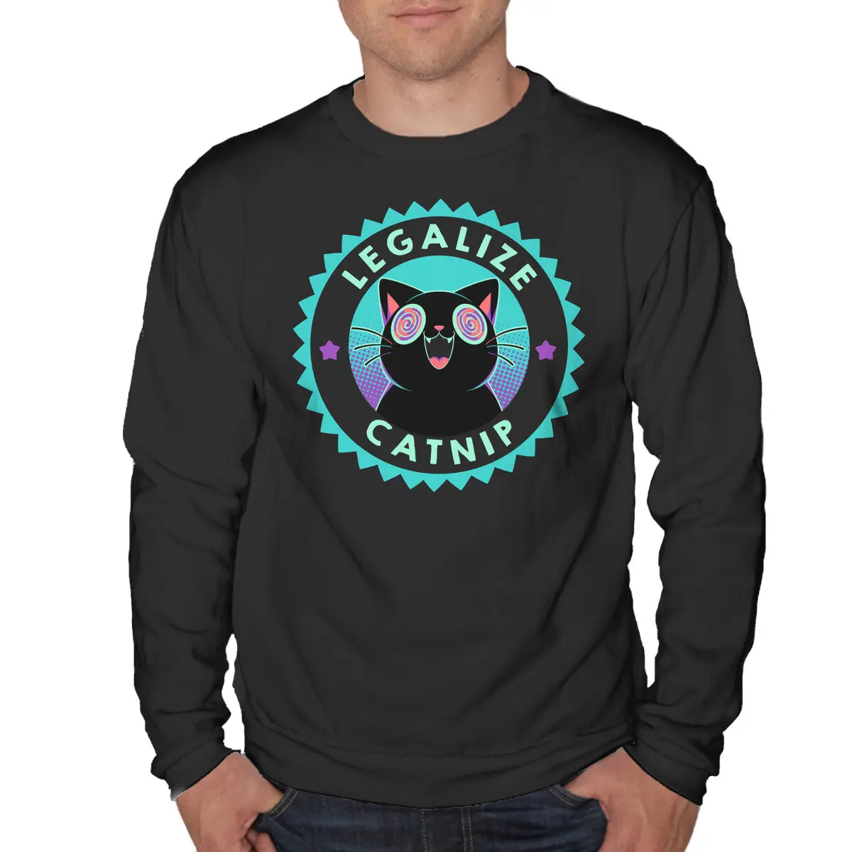 Legalize Catnip Psychedelic Kitten 1