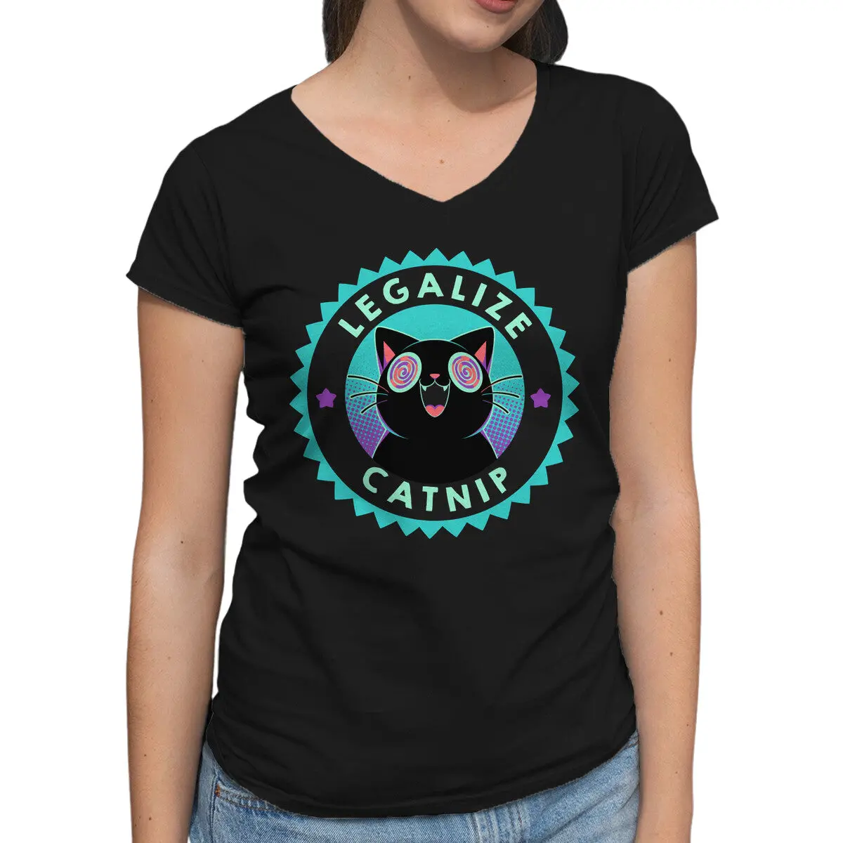 Legalize Catnip Psychedelic Kitten 1