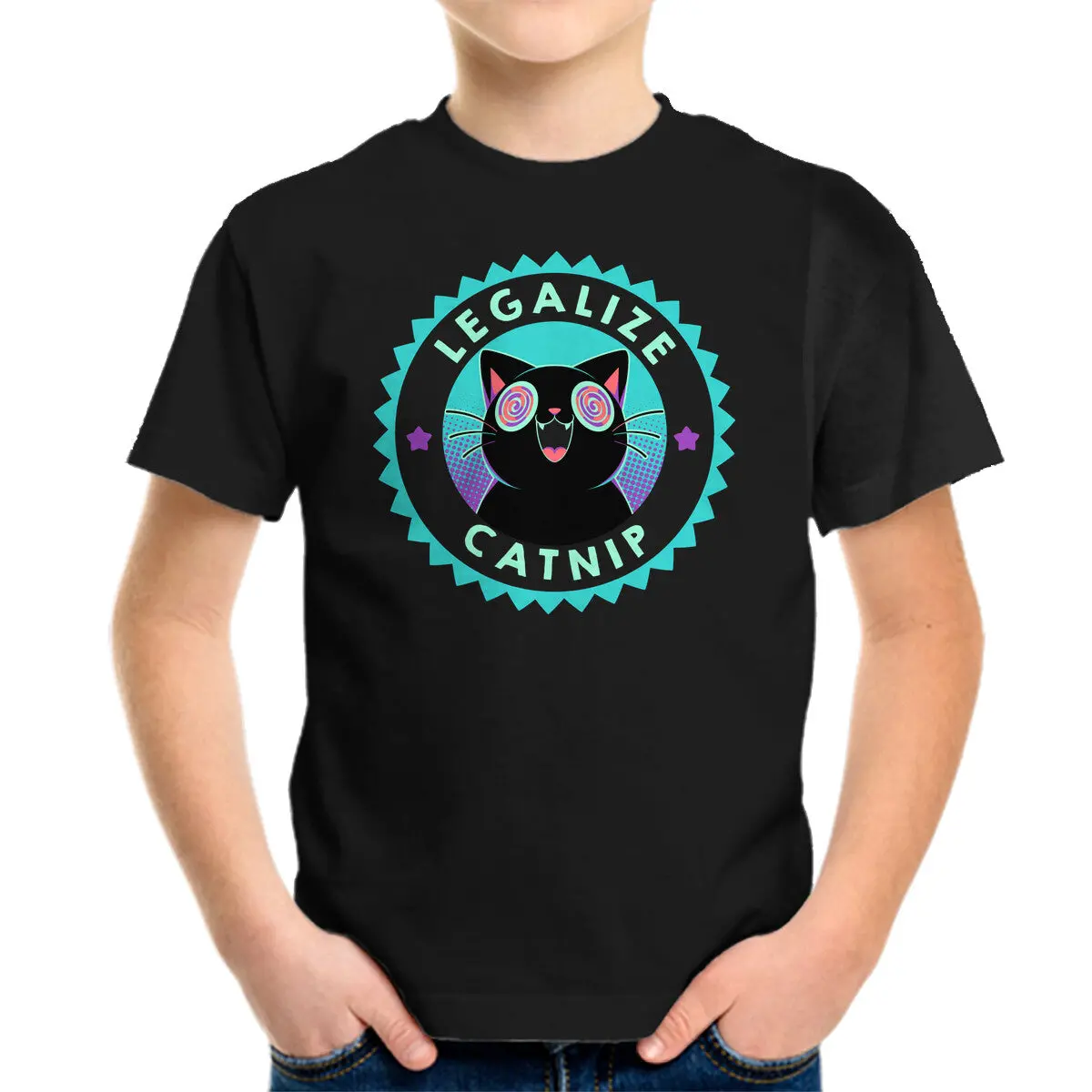 Legalize Catnip Psychedelic Kitten 1