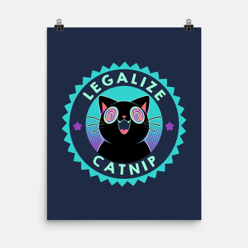 Legalize Catnip Psychedelic Kitten 5