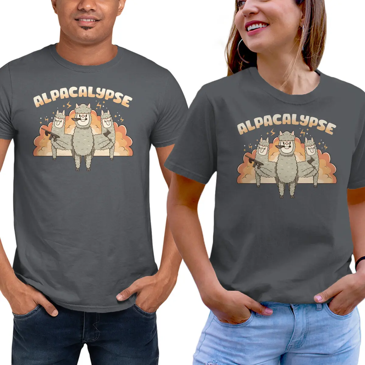 Alpacalypse Humor T-Shirt for Men and Women - Image 9