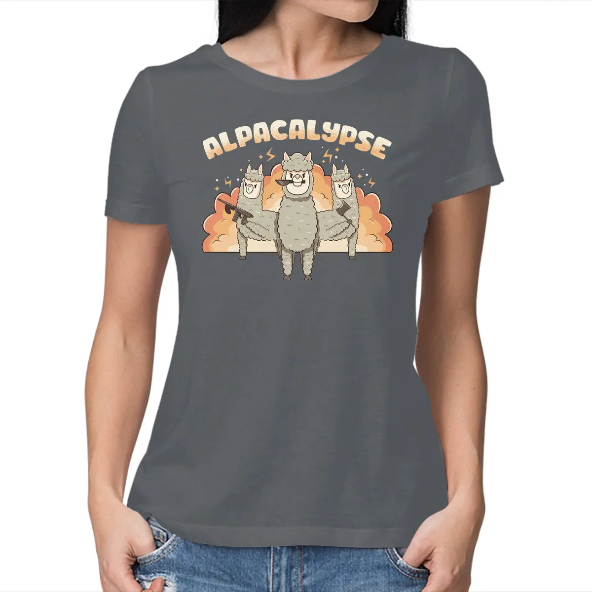 Funny Alpacalypse T-Shirt for Women - Image 9