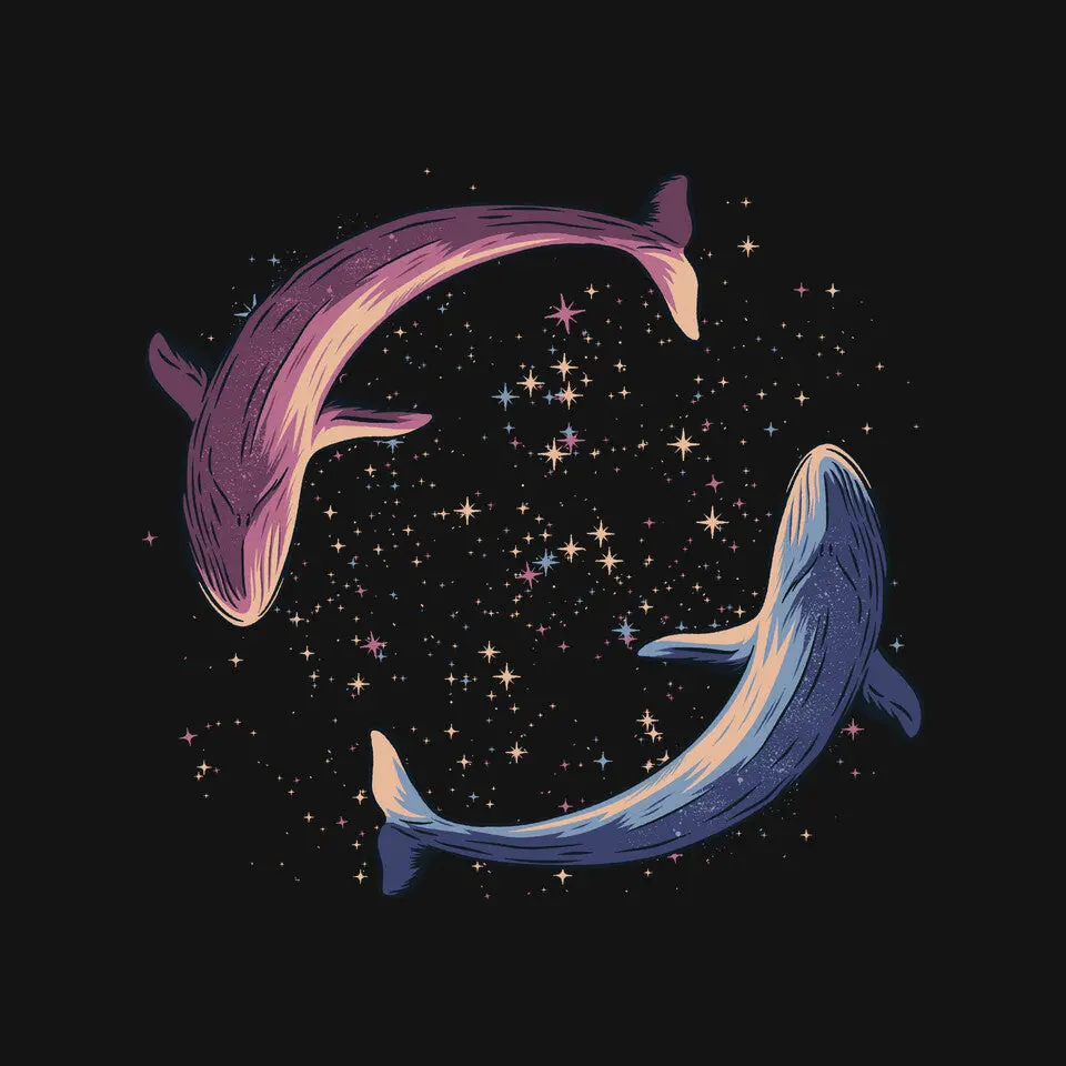 Stars Of Sea Whale Astronaut 6