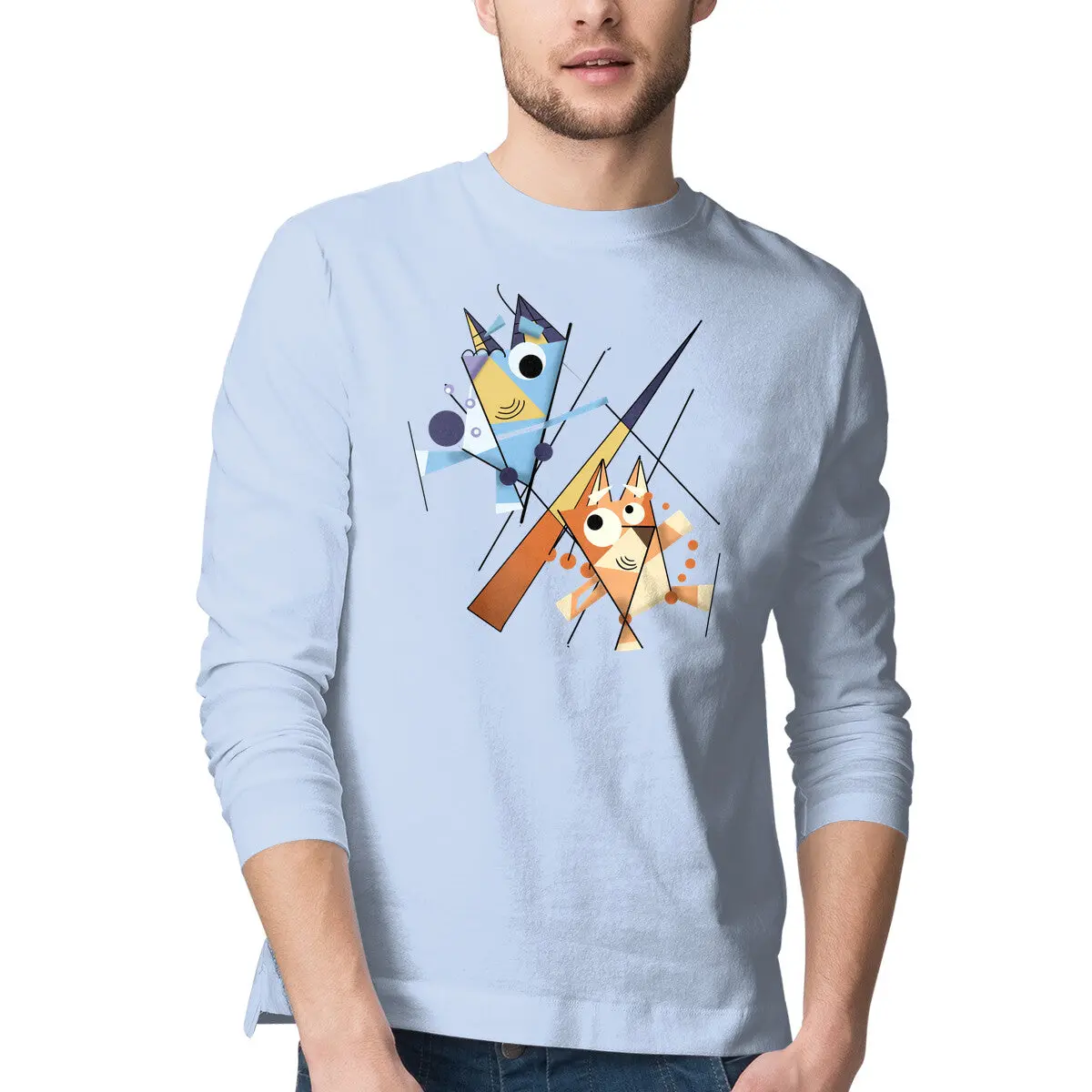 Abstract Sisters Graphic T-Shirt for Men - Image 4