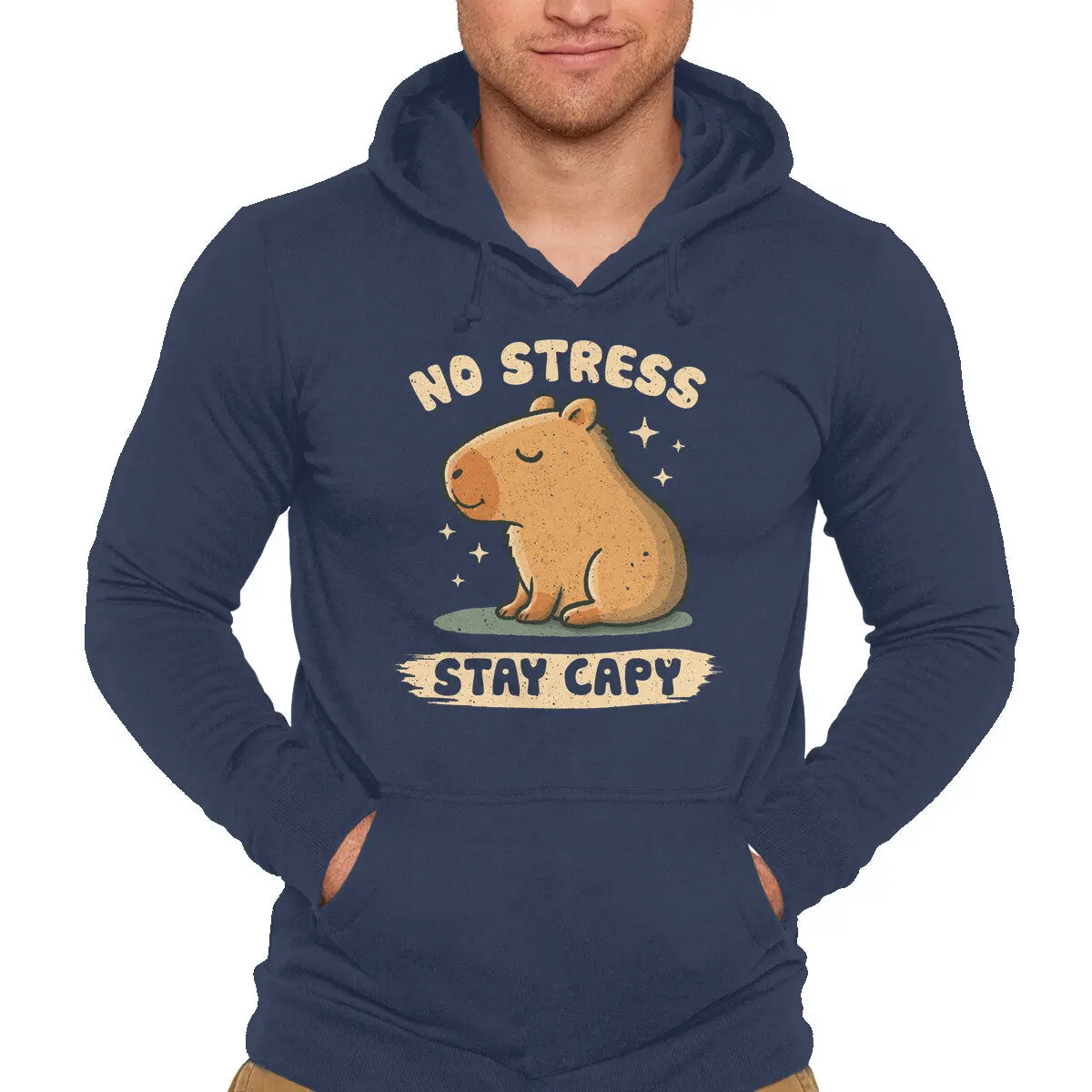 Chill Vibes Capybara Pullover Sweatshirt - Image 7