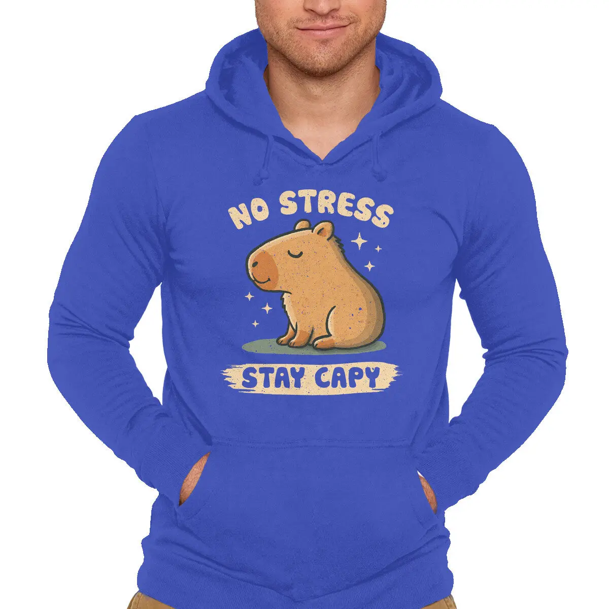 Chill Vibes Capybara Pullover Sweatshirt - Image 10