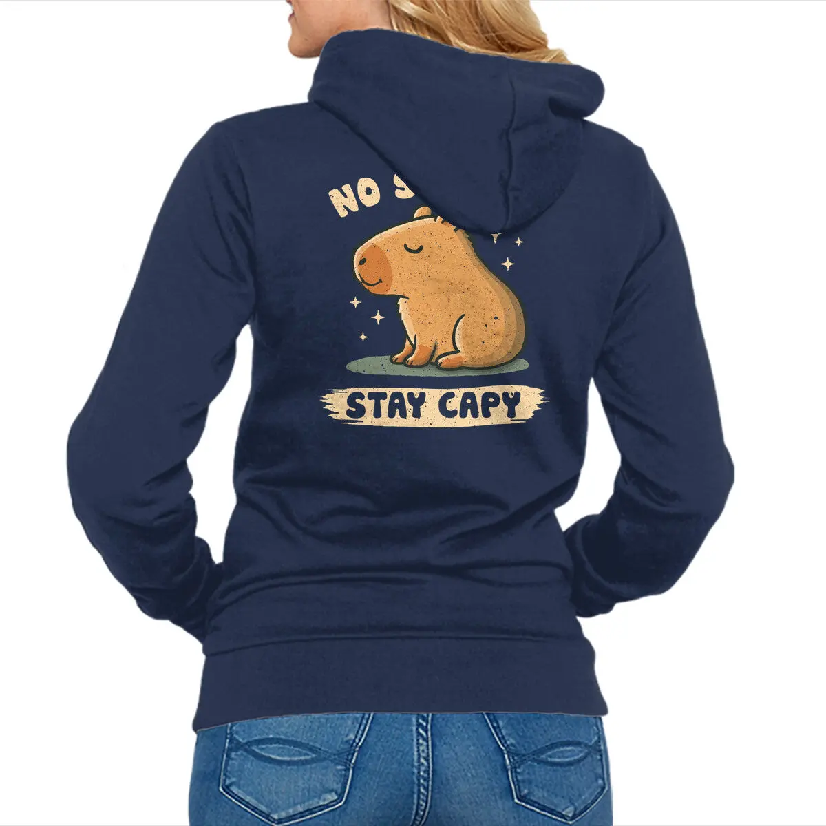 Chill Capybara Zip-Up Sweatshirt - Image 7