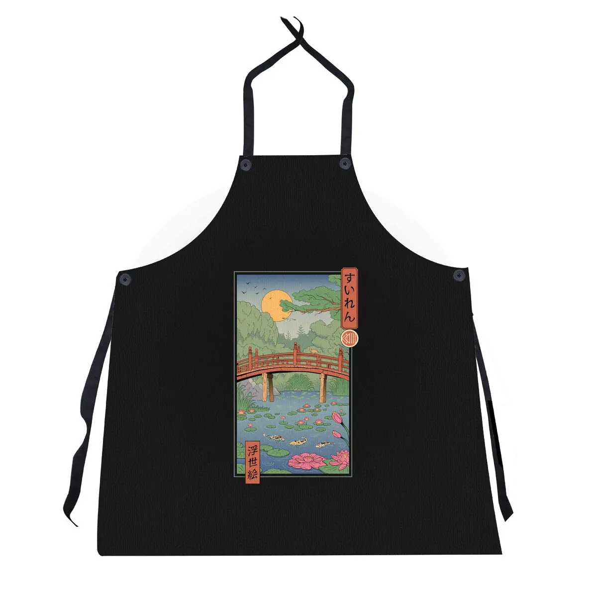 Water Lilies Ukiyo-E 1