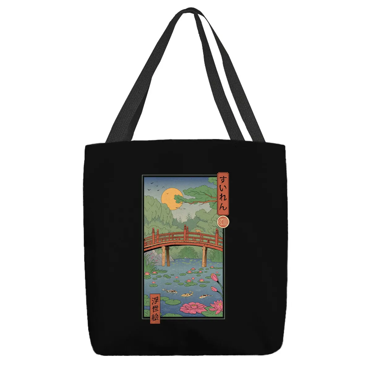 Water Lilies Ukiyo-E 1