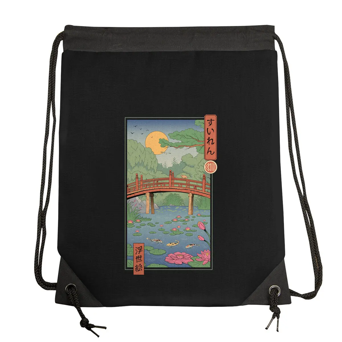 Water Lilies Ukiyo-E 1