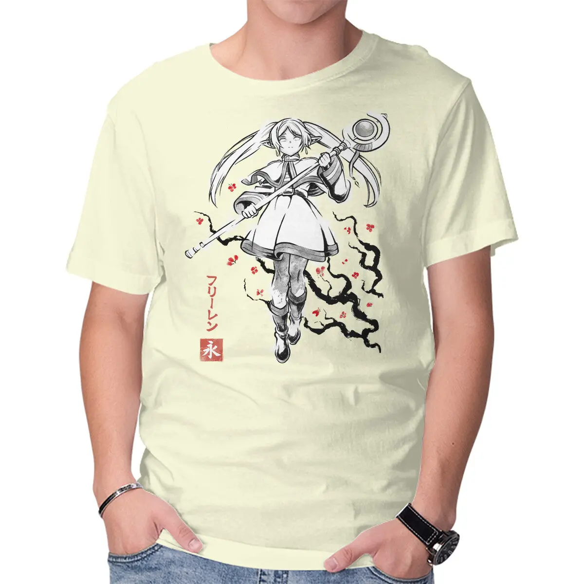 Chronicle of Magic Sumi-E Art T-Shirt - Image 9