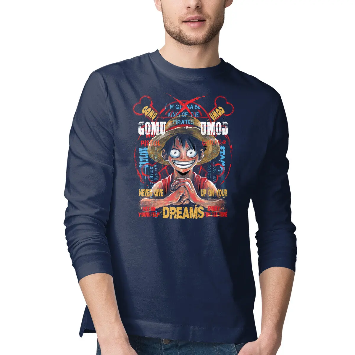 Pirate King Long-Sleeve T-Shirt for Men - Image 4