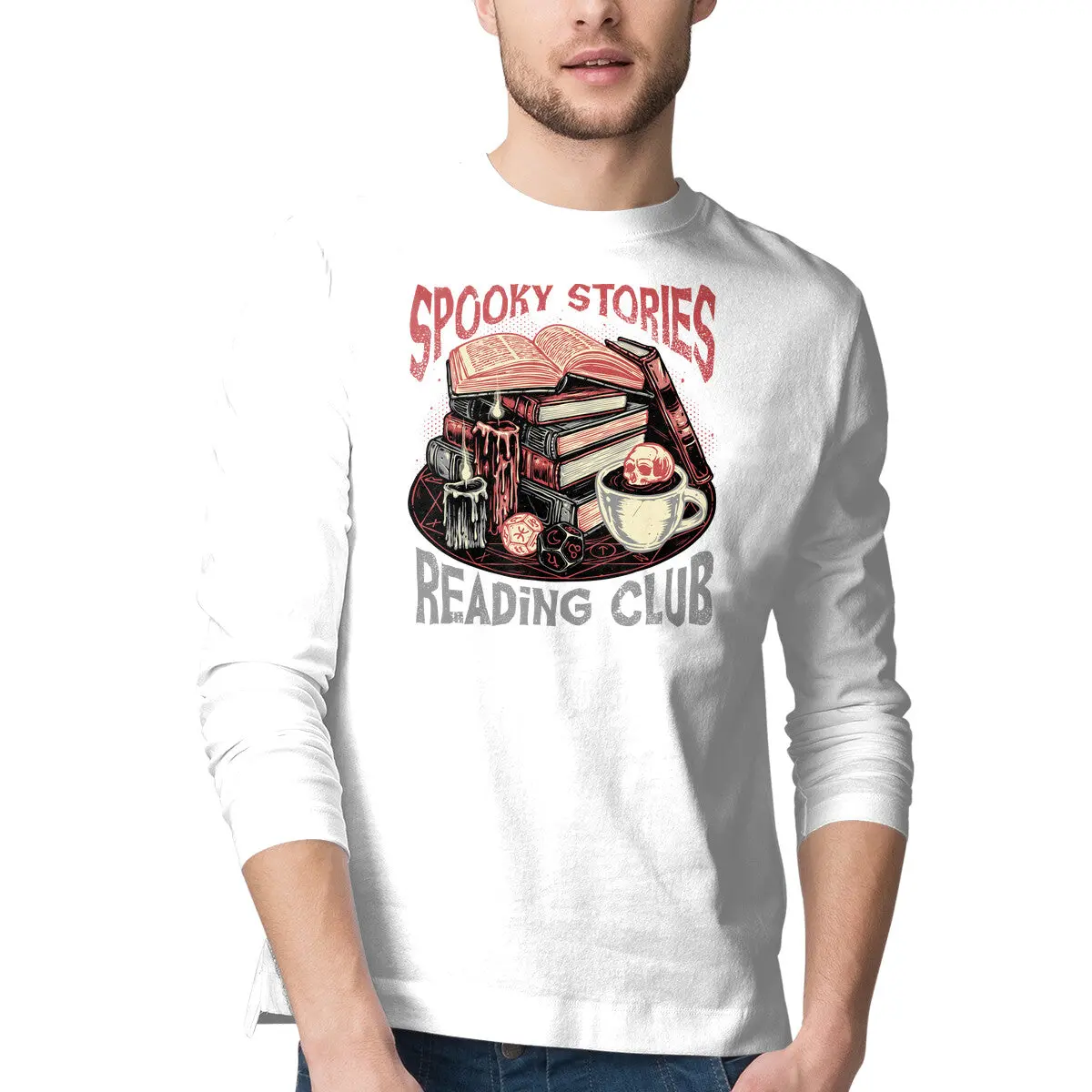 Spooky Tales Book Club T-Shirt - Image 7