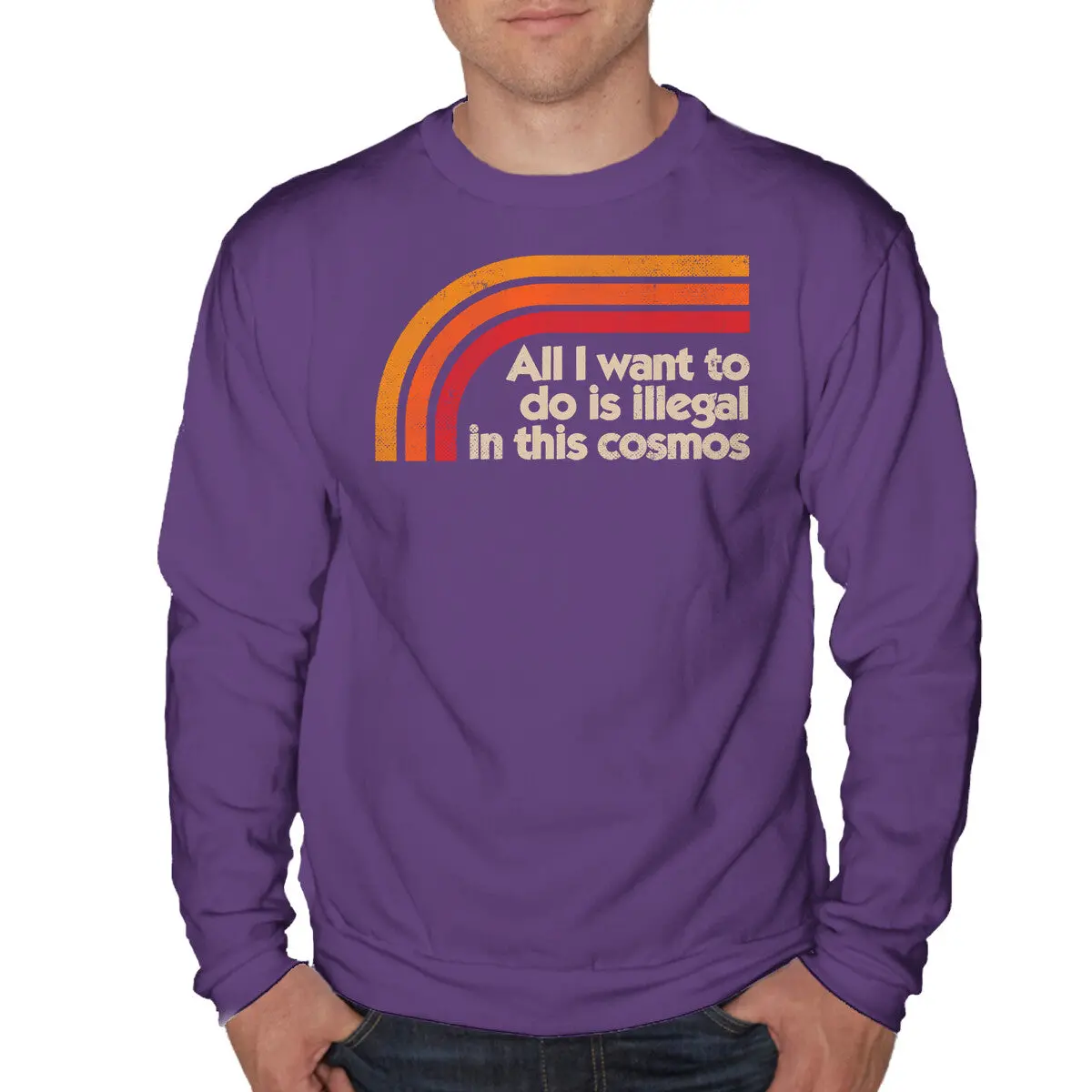 All I Want Is Illegal in This Cosmos Sweatshirt - Image 7