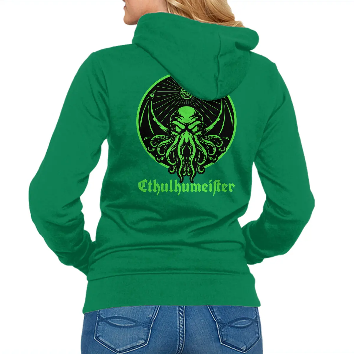 Cthulhu-Themed Beer Label Sweatshirt - Image 7