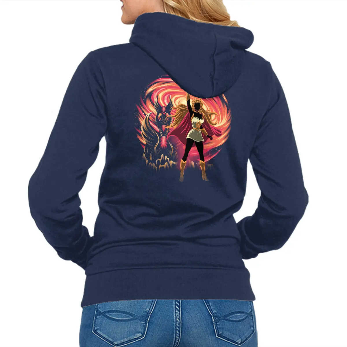 Guardian of Etheria Unisex Zip-Up Sweatshirt - Image 4