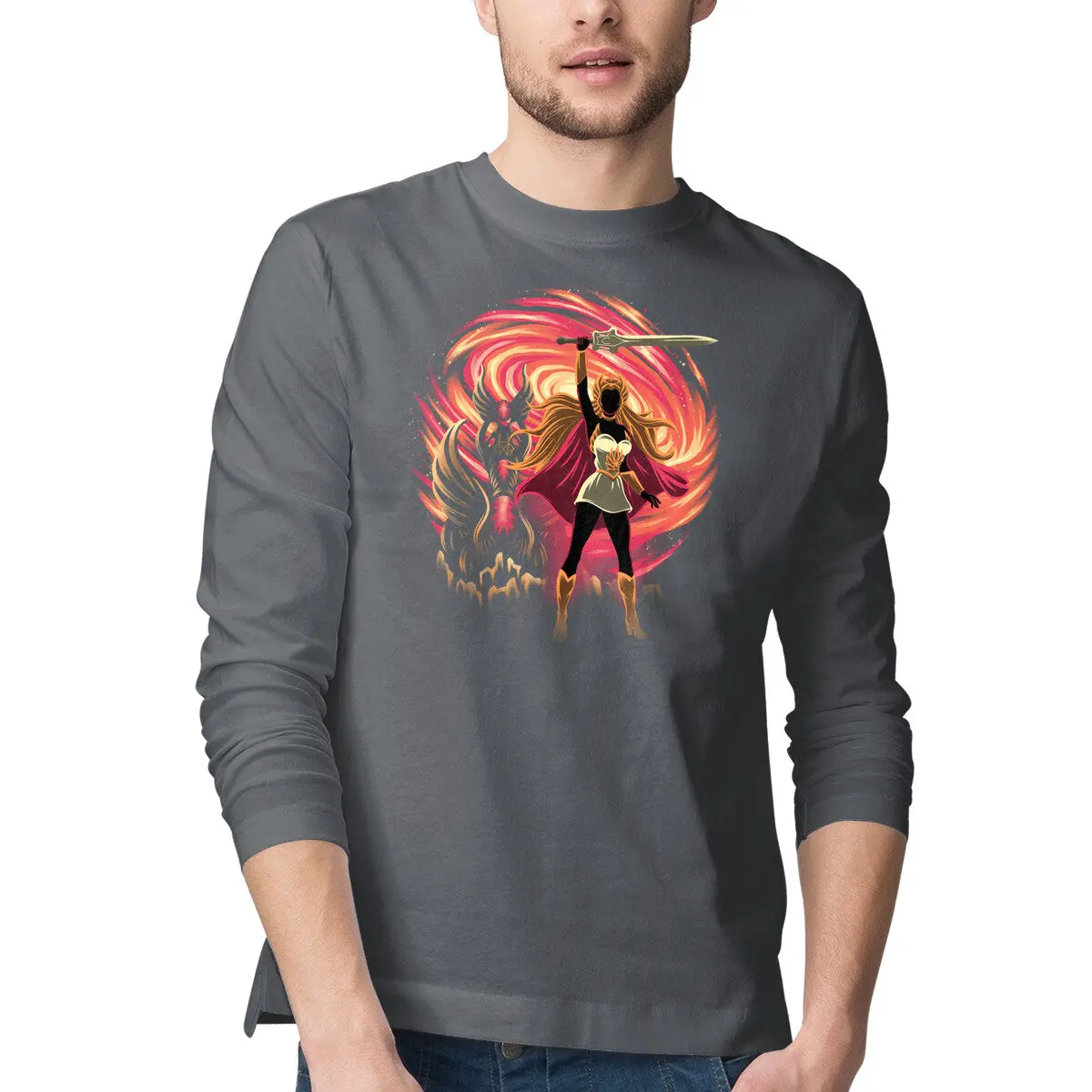 Guardian of Etheria Long-Sleeve Tee for Men - Image 7