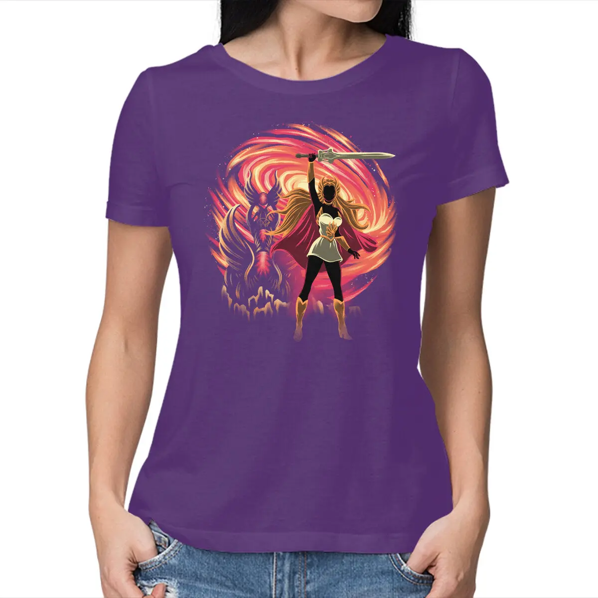 Etheria Guardian Women's Basic T-Shirt - Image 13