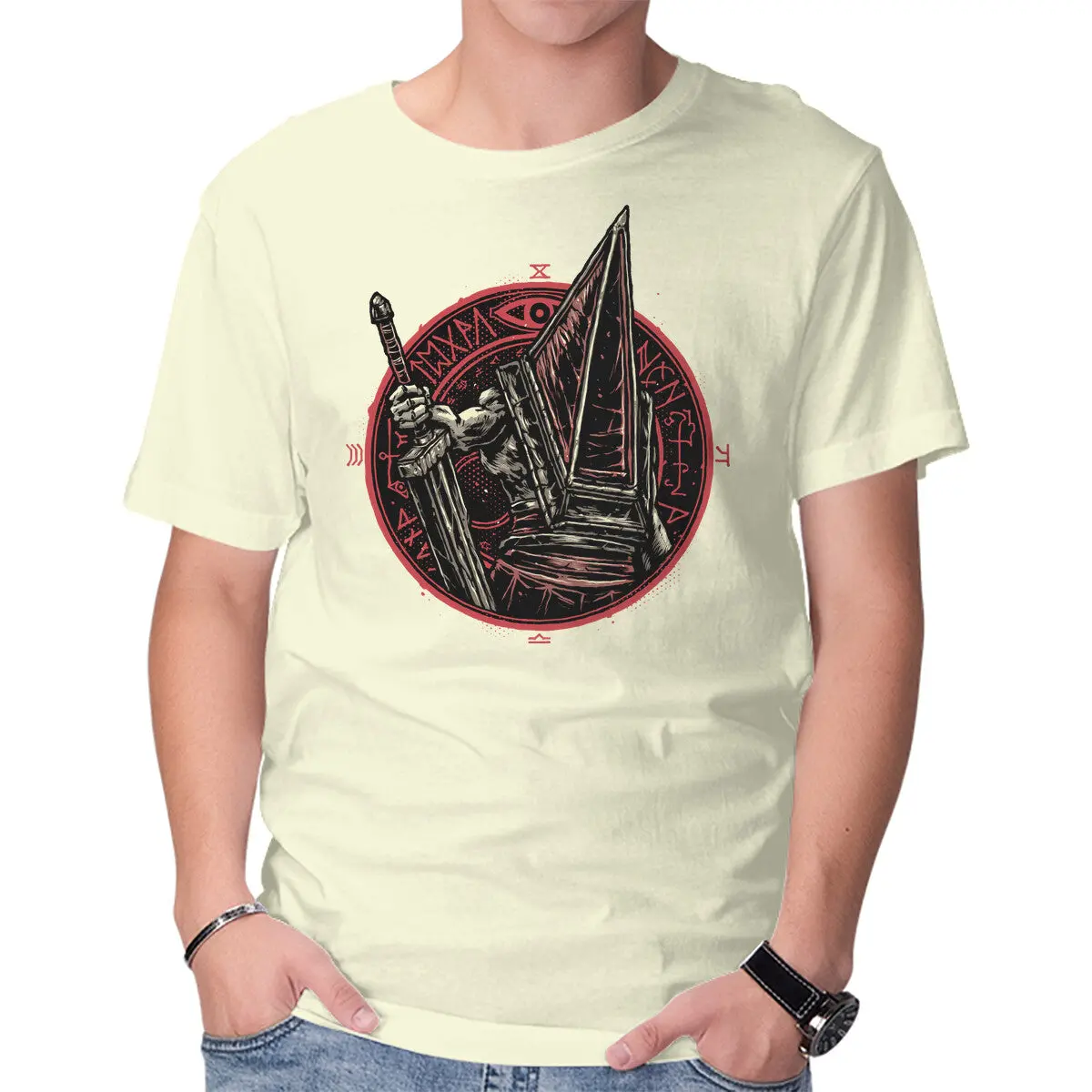 Keeper of the Town Men's Basic T-Shirt - Image 17