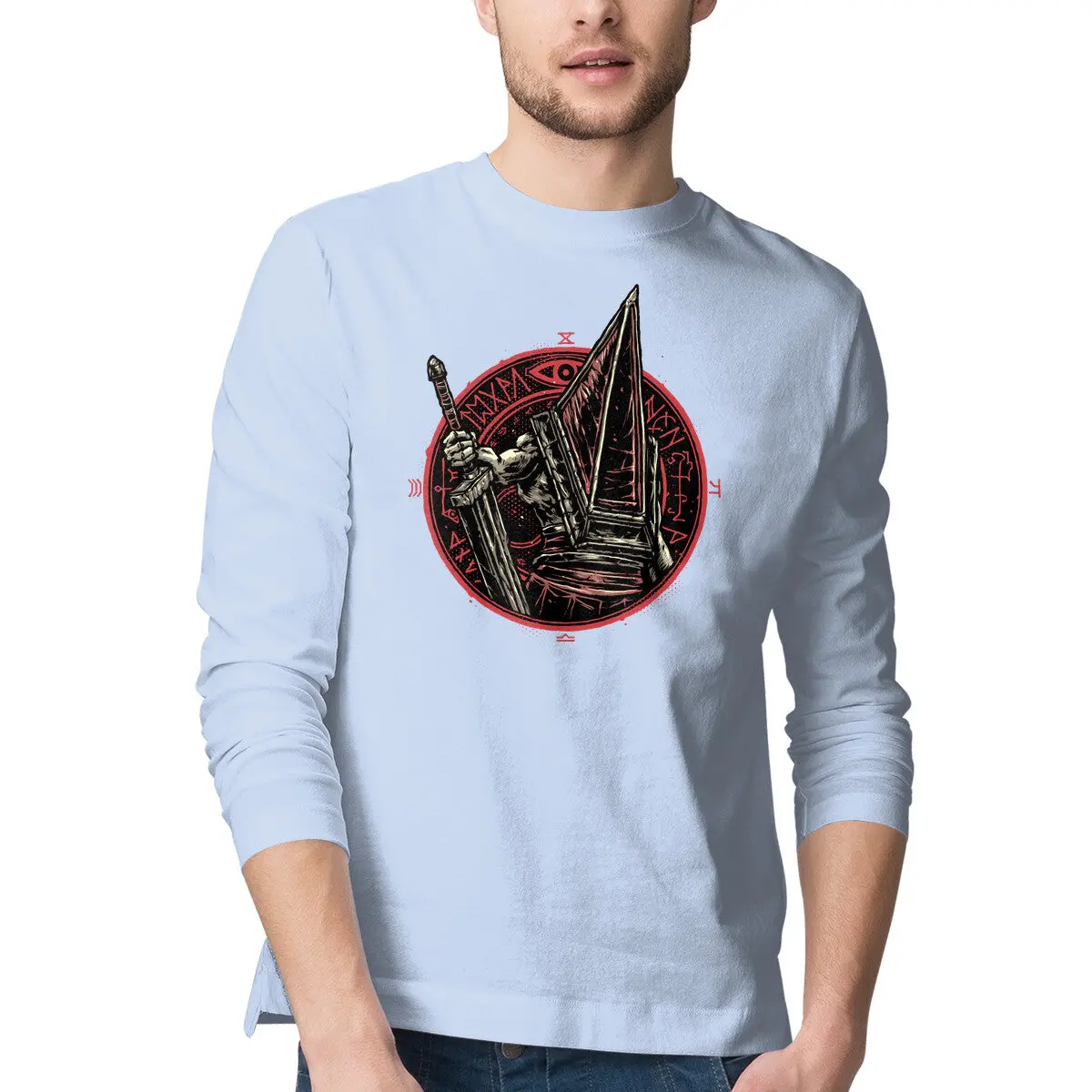 Keeper of the Town Men's Long-Sleeve T-Shirt - Image 10