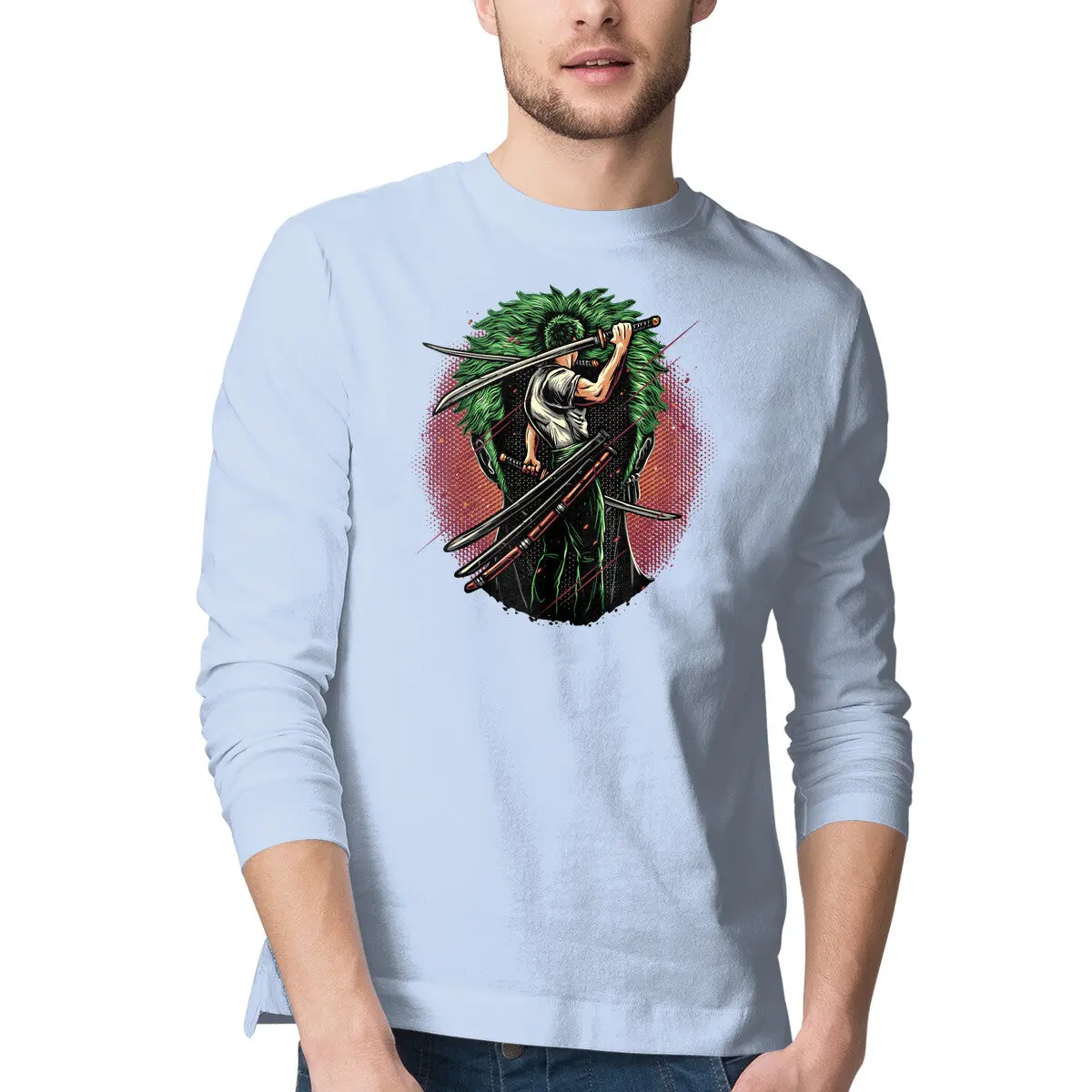 Swordsman of the Seas Long-Sleeve T-Shirt - Image 4