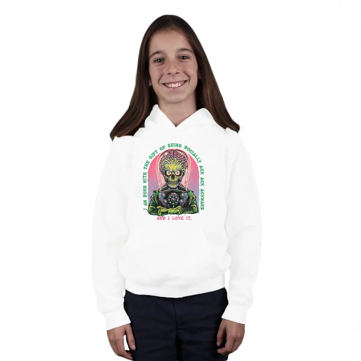 Awkward Humor Youth Pullover Sweatshirt - Image 7