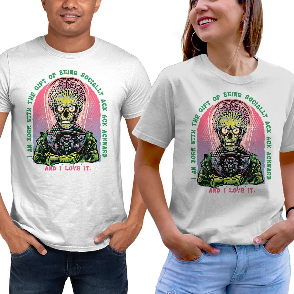 Socially Awkward Humor T-Shirt - Image 9