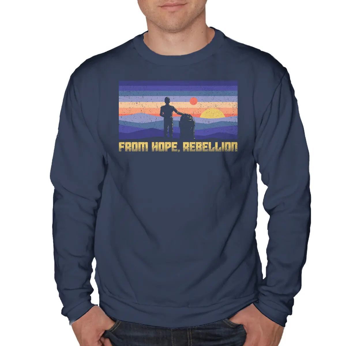 Hope Rebellion Unisex Crewneck Sweatshirt - Image 4